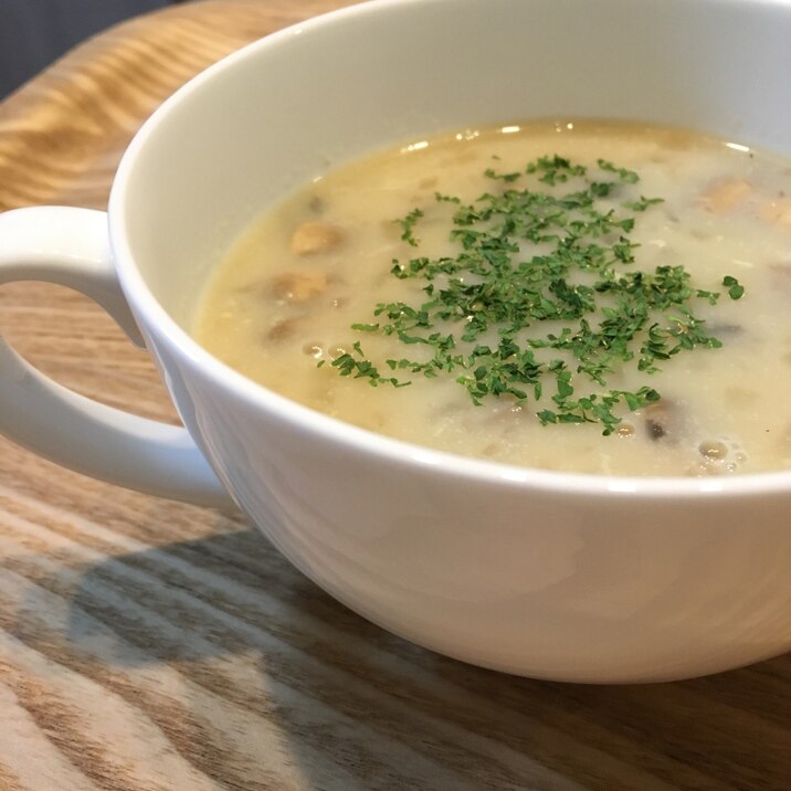 節約でもおしゃれに きのこ香るクリームスープ レシピ 作り方 By アボカドトマト28 楽天レシピ 節約でもおしゃれに きのこ香るクリームスープ レシピ 作り方 By アボカドトマト28 楽天レシピ